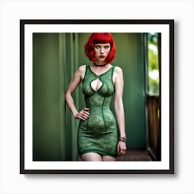 Red Hair Tess Synthesis - Three Art Print