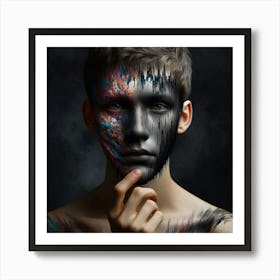 Portrait Of A Young Man Art Print