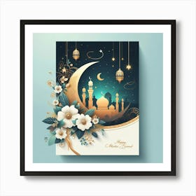 Muslim Greeting Card 16 Art Print