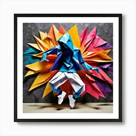 Origami Dancer 63 Art Print