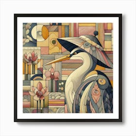 Heron 1 Art Print