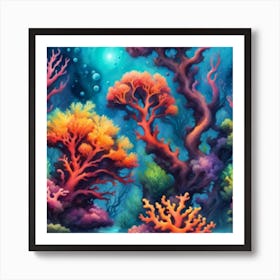 Coral Reef Art Print