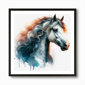 Horse Head 7 Art Print