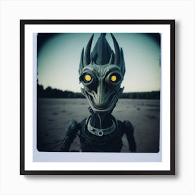 Alien 1 into another dimension Art Print