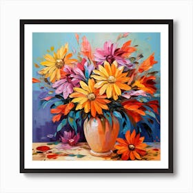 Flowers In A Vase 8 Art Print