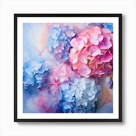 Hydrangeas 4 Art Print