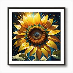 Sunflower 40 Art Print