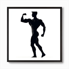 Man for the wall Art Print