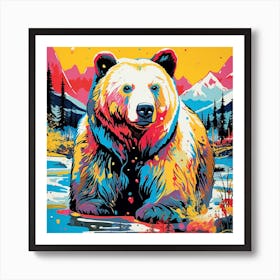 Bear Painting Art Print