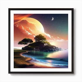 Landscape Wallpapers 23 Art Print