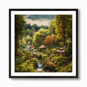 Miniature Village Art Print