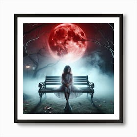 Full Moon Art Print