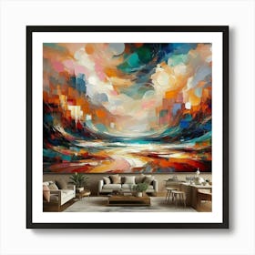 Abstract painting art decoration 6 Poster