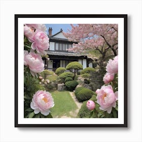 Japanese Garden Art Print