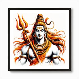 Lord Shiva 22 Art Print