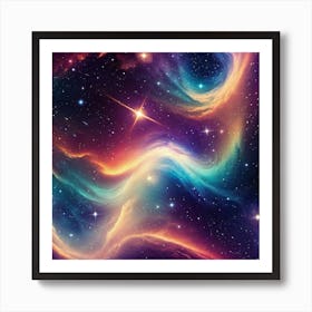 Galaxy Wallpaper 23 Art Print