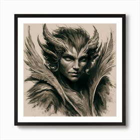 Elven Demon Art Print