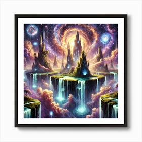 Galaxy In Space Art Print