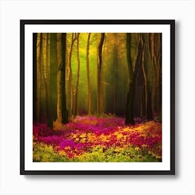 Forest Of Flowers Art Print