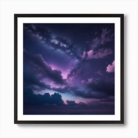 Dreamy Night Sky Art Print