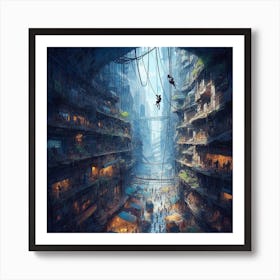 Futuristic City Art Print