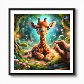 Giraffe 1 Art Print