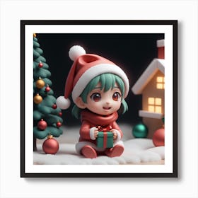 Christmas Santa 1 Art Print