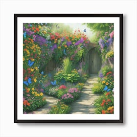 Garden Path Art Print