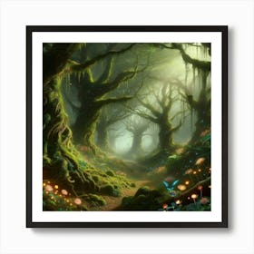 Fairy Forest 3 Art Print