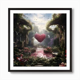 Surreal Love Garden By Csaba Fikker 1 Art Print