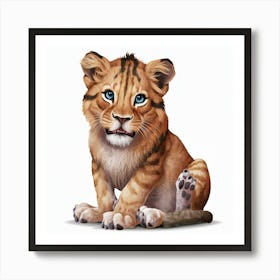 Lion Cub 1 Art Print