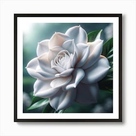 White Flower 4 Art Print