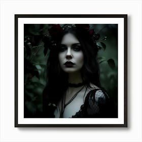 Gothic Beauty 7 Art Print