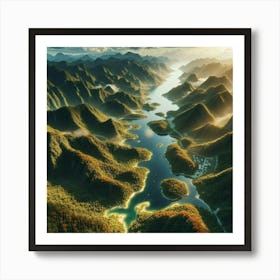 Landscape Painting 19 Art Print