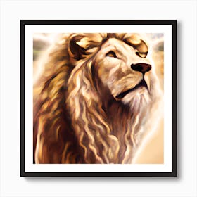 Gorgeous Lion Art Print