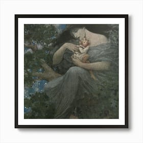 'The Mother And Child' Art Print