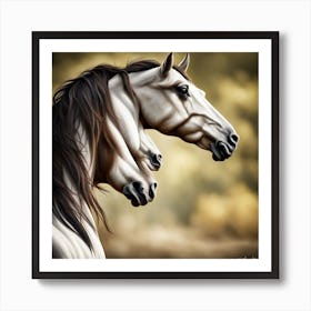 Three Horses Art Print