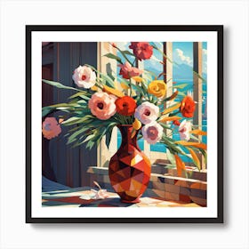 Flowers In A Vase Art Print