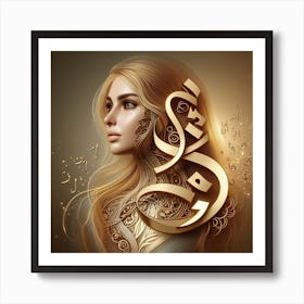 Arabic Calligraphy Art Print