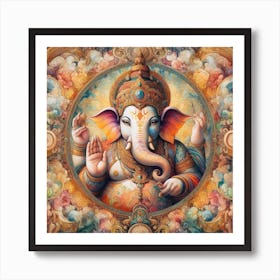 Ganesha Art Print