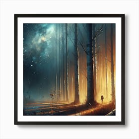 Dark Forest Art Print