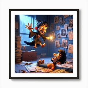 Harry Potter And The Deathly Hallows 1 Art Print