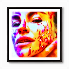 Face Stock Videos & Royalty-Free Footage Art Print