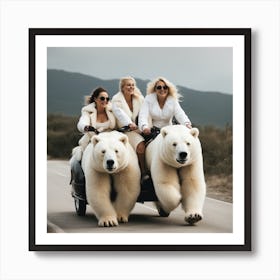 Bear With Them Art Print