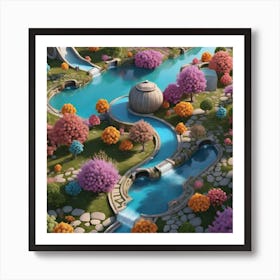 Fairy Garden 1 Art Print