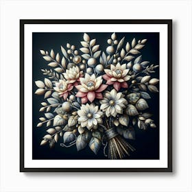 Bouquet Of Flowers 16 Art Print