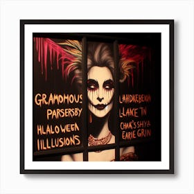 Halloween Illusions Art Print