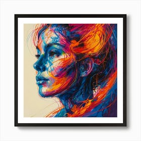 Portrait Of A Woman 2 Art Print