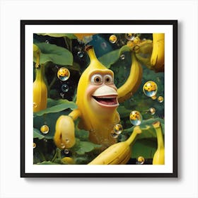 Bananas Art Print