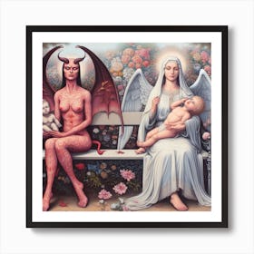 Angels And Demons 2 Art Print